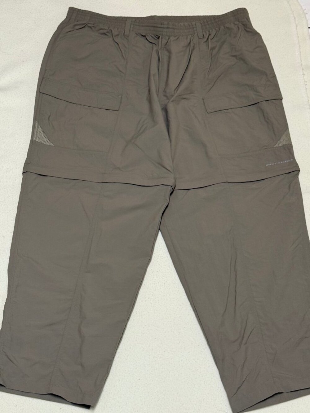 NWOT Columbia Men's PFG Backcast Performance Cargo Convertible Pants-Cypress-XXL